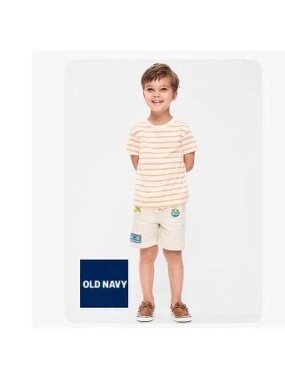 Baggy Pull-On Jean Shorts for Toddler Boys
